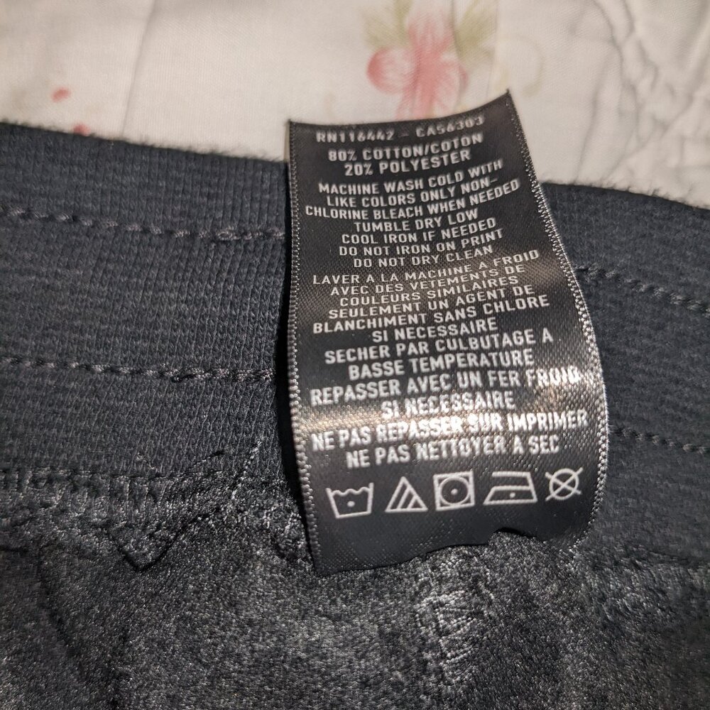 Black Joggers with Rose - Picture 6 of 6